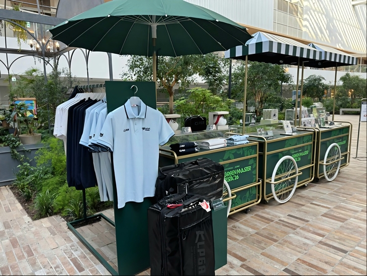 서울 영등포구 더현대 서울 5층 사운즈포레스트에서 진행 중인 'KLPGA 팝업스토어' 전경. 사진=현대백화점