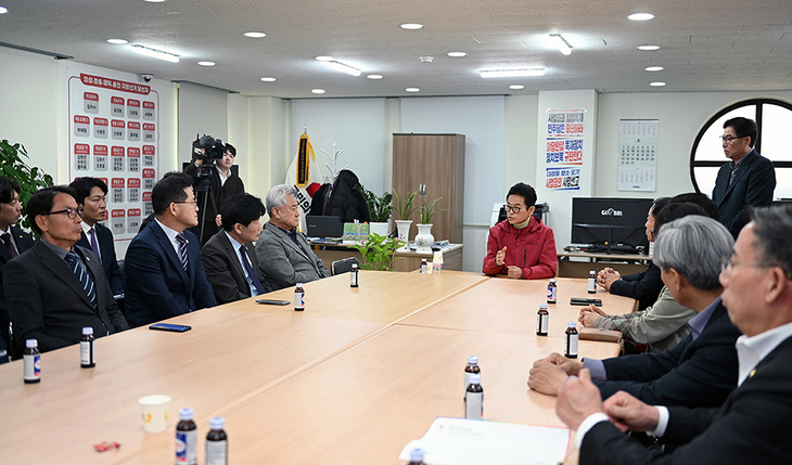 이철우 경북도지사 예비후보 의성 방문