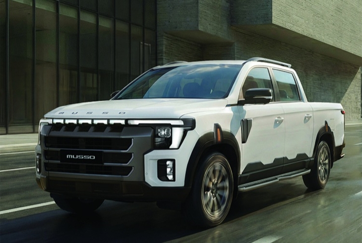 KG모빌리티 픽업트럭 무쏘