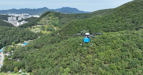 안양시 드론 배송 현장