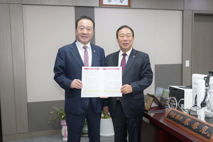 최민호 세종시장, 국회 찾아 행정수도특별법 처리 촉구