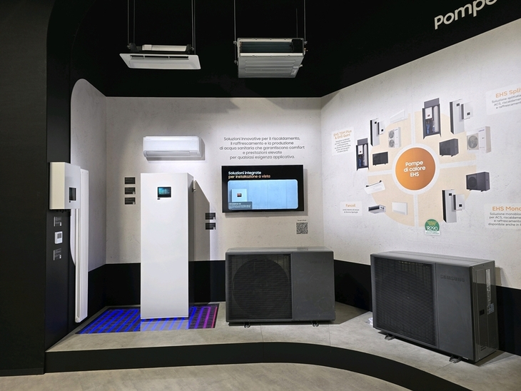 삼성전자는 24일(현지시각) 이탈리아 밀라노에서 열린 'MCE 2026'에 부스를 마련하고 다양한  HVAC 제품을 선보였다.