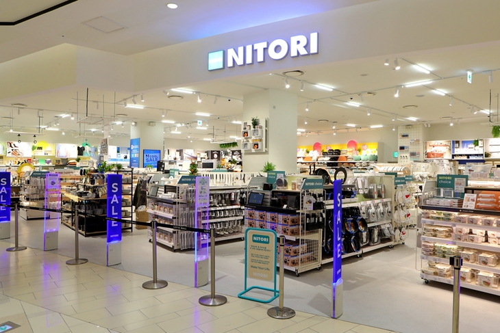 서울 은평구에 위치한 롯데몰 은평점 지하 1층에 개장한 '니토리' 매장 전경. 사진=롯데백화점