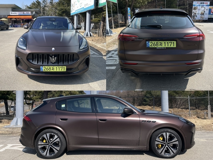 마세라티 '그레칼레 폴고레' 전·후·측면. 사진=박지성 기자