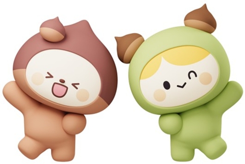 과천시 3D응용형 소통캐릭터 송이-율이