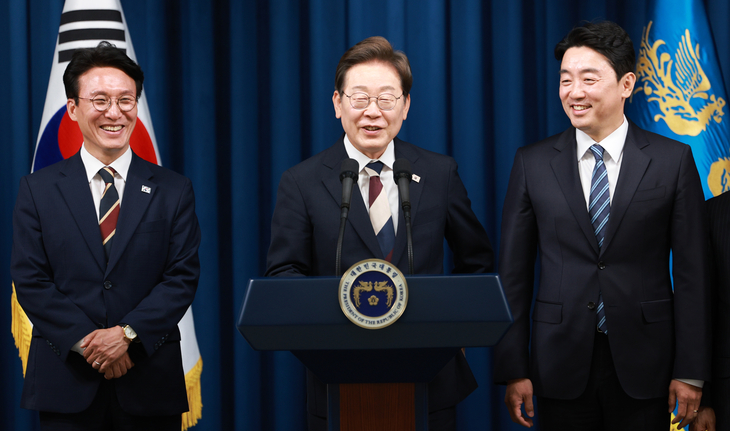 이재명 대통령, 정부 첫 인선 발표