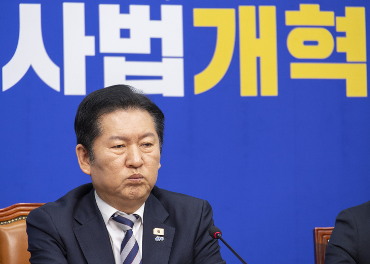 사법개혁 완수 발언마친 정청래