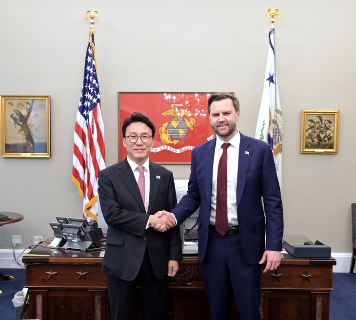 김민석 총리, JD 밴스 미국 부통령과 회담