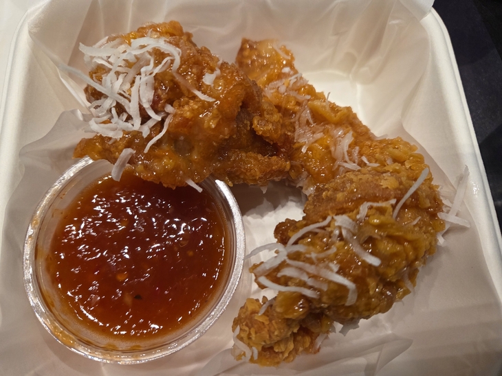 맘스터치 '매직풍 싸이순살'