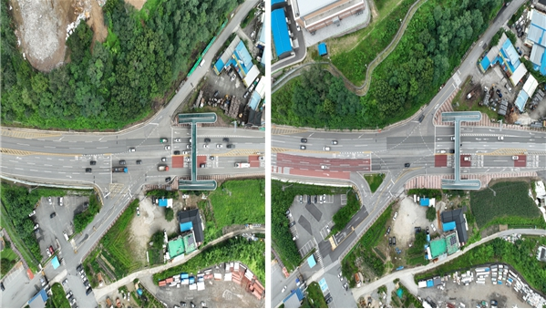 원주시 소초면 섬배고개사거리