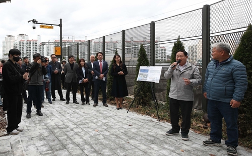 주광덕 남양주시장 3월31일 '빛터널공원' 준공식 주재