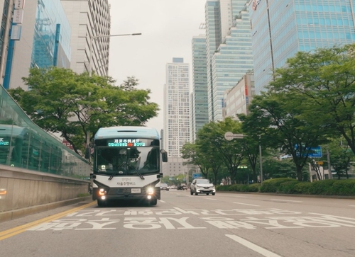 안양시 자율주행버스 '주야로' 도심 운행