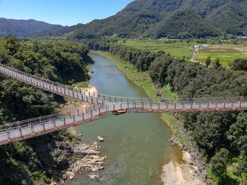 포천시 한탄강 Y자출렁다리