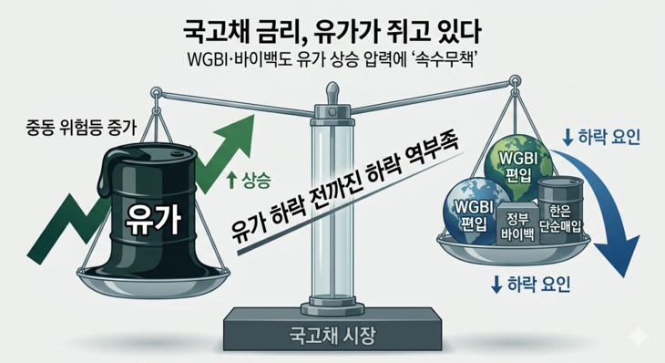 유가에 달린 국고채 향방…WGBI·바이백으로도 금리 하락엔 역부족