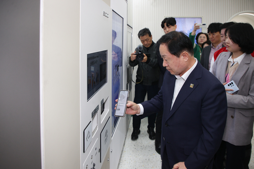 주광덕 남양주시장 1일 다산역 스마트도서관 개관식 주재