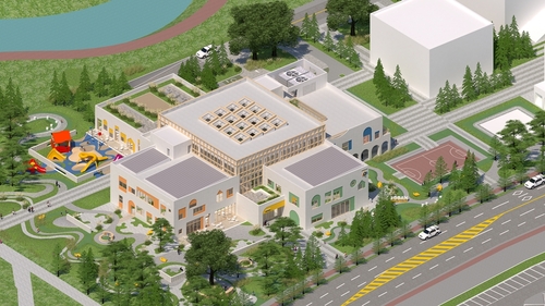 의정부시 '아이돌봄시설 클러스터' 조감도