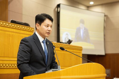 한상민 양주시의회 의원 제387회 임시회에서 '집합건물 전기공급 구조 개선 통한 YTC 소상공인 보호 대책 마련 촉구 건의안' 대표 발의