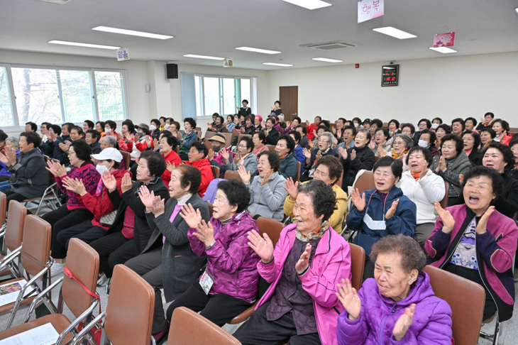 고한경로당 개강식