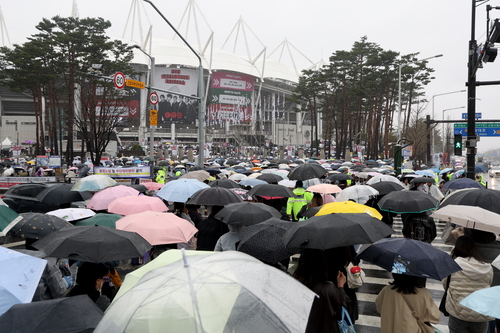 9일 BTS월드투어 아리랑in고양' 개최 현장