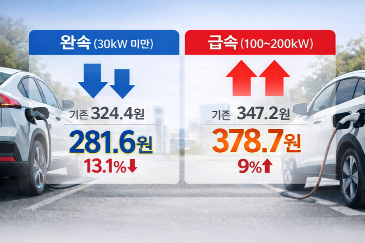 전기차 충전요금 개편 방향. 자료참고= 기후에너지환경부, 사진= 챗지피티