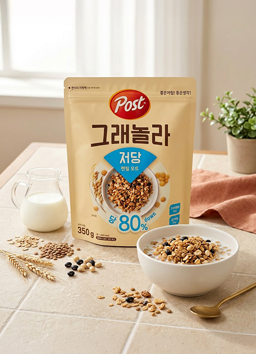 동서식품, '포스트 그래놀라 저당 렌틸 오트'