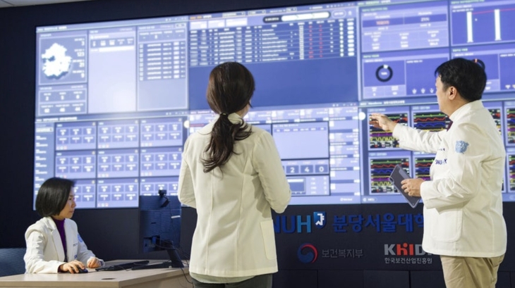 분당서울대병원 원격중환자실 관제센터