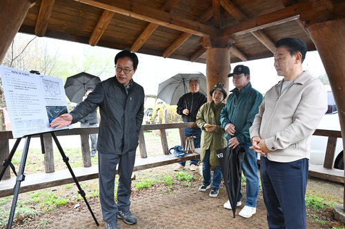 의정부시 10일 부용터널 및 장암 파크골프장 조성 현황과 보행환경 개선 사항 점검