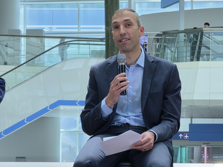 14일 오전 11시 데이브 기어(Dave Geer) 버진 애틀랜틱 최고상업책임자(CCO)가 인천국제공항 제2여객 터미널에서 열린 런던 히스로-인천 직항 노선 취항 기