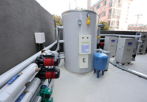 주택에 설치된 히트펌프. 사진= 연합뉴스