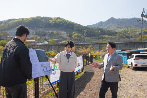 주광덕 남양주시장 15일 (가칭)동부장애인복지관 건립 현장 점검