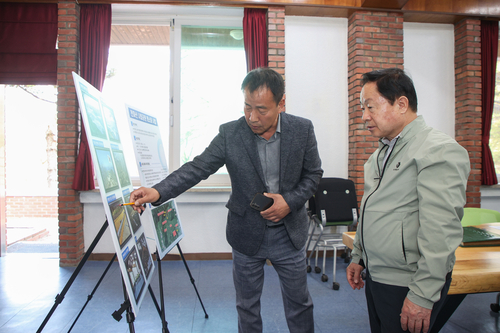 주광덕 남양주시장 15일 천마산 시립공원 명소화 현장 점검