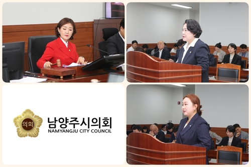 상단 왼쪽부터 시계방향으로 이경숙-박윤옥-전혜연 남양주시의회 의원
