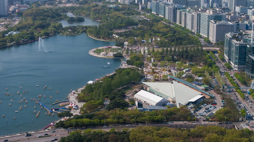 2026고양국제꽃박람회 열릴 일산호수공원 전경(2025고양국제꽃박람회)