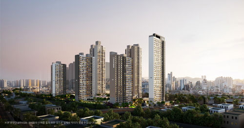 부천시 '괴안3D 온수역 쌍용 플래티넘' 조감도