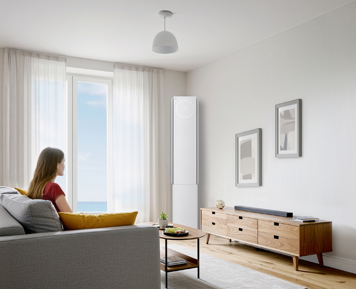 LG전자가 지난달 선보인 '2026년형 LG 휘센 AI 오브제컬렉션 뷰I' 제품 사진.