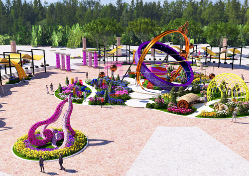 2026고양국제꽃박람회'시간여행자의 정원' 조감도