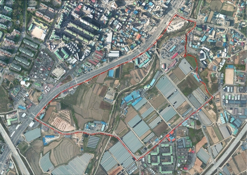 포천시 송우2지구 위성사진
