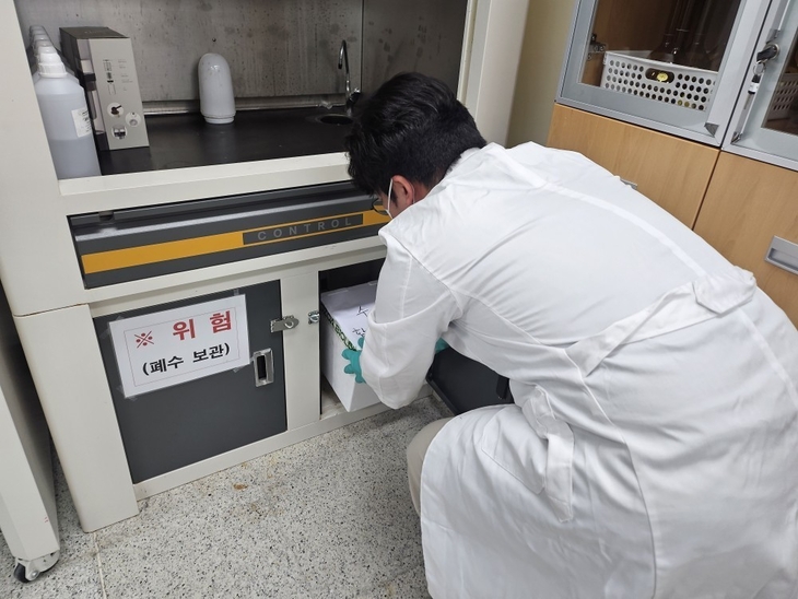 경북도교육청, 수은 폐기물 전면 수거