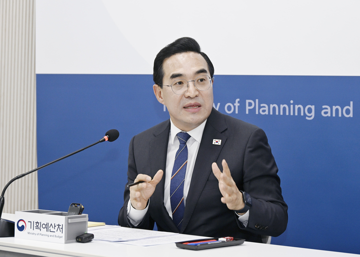 박홍근 기획예산처 장관, 기획예산처 출입 기자단 간담회