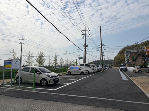 파주시 조리2 공영주차장 전경