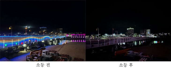 청송군, '지구의 날' 소등행사