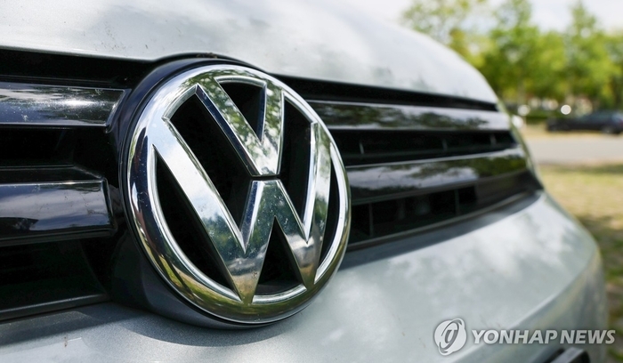 폭스바겐 로고.