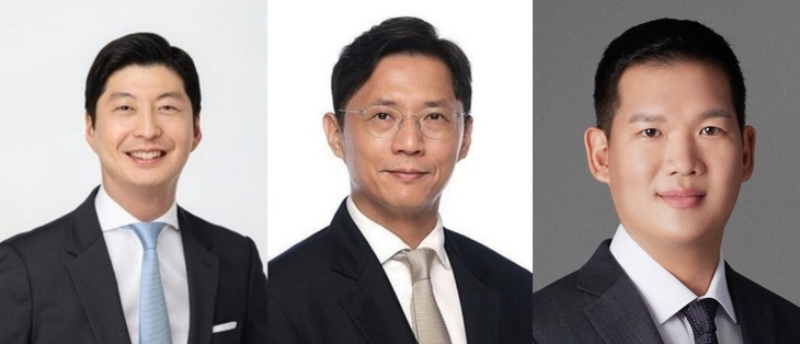 허세홍 GS칼텍스 대표이사 부회장, 허서홍 GS리테일 대표, 허윤홍 GS건설 대표(왼쪽부터).