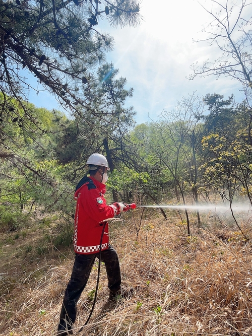 구리시 22일 2026년 유관기관 합동 산불 진화 통합훈련 실시