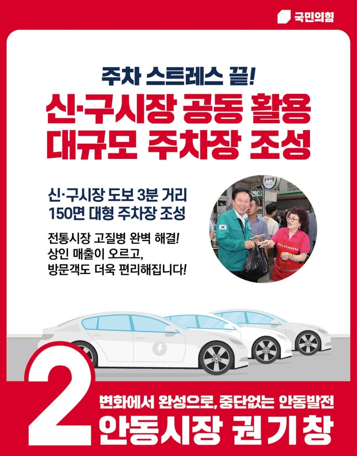 권기창 안동시장 예비후보, 전통시장·상점가 활성화 공약 제시