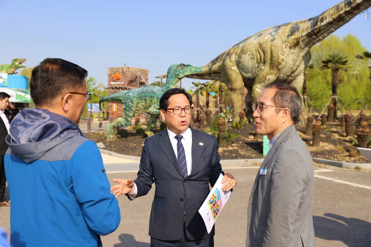 해남공룡대축제 준비 착착“5월에는 해남에서 만나요