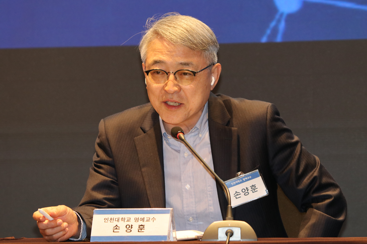 김진수 한양대학교 자원환경공학과 교수가 28일 에너지경제신문·에너지경제연구원·에너지미래포럼이 서울 서초구 엘타워에서 개최한 '제9회서울에