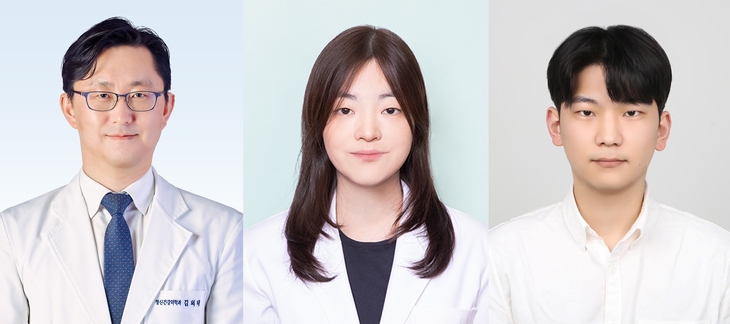 [사진] (왼쪽부터) 분당서울대병원 정신건강의학과 김의태 교수, 문선영 교수, 서울대 뇌인지과학과 조원익 석사