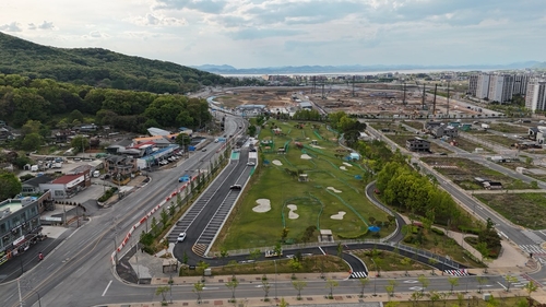 파주시 심학산파크골프장 전경