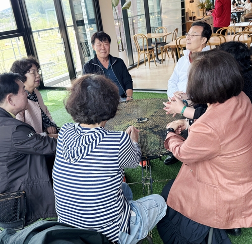 김성제 의왕시장 후보-청계동 원로 및 주민 대표 4월29일 간담회 운영